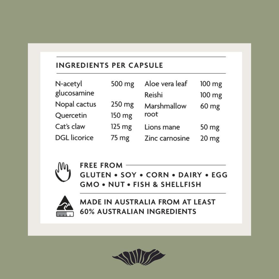 Tummy Tonic: Digestive Capsules for Gut Health & Intestinal Repair